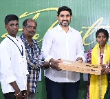 Nara Lokesh Honors Top Intermediate Students studied in govt colleges