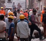 Delhi Building Collapse Four Killed Several Trapped