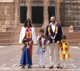 JD Vance Family Visits Akshardham Temple in Delhi