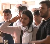 Widow's Salute: Slain Navy Officer’s Farewell Breaks Hearts