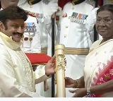 Balakrishna Receives Padma Bhushan Award