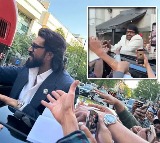 Chiranjeevi, Ram Charan Thrill Fans at London Wax Statue Launch