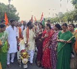 Yadagirigutta Narasimha Jayanti Giri Pradakshina Witnessing Huge Turnout