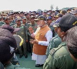 Varun Dhawan lauds soldiers, shares photos of PM Modi with air warriors at Adampur air base