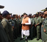 PM Modis Address at Adampur Air Force Station Bharat Mata Ki Jai Echoes