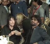 Revanth Reddy and Nagarjuna Sit Side-by-Side at Banquet for Miss World Contestants