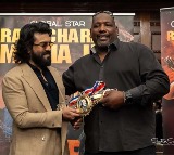 Famous Boxer Meets Ram Charan in London