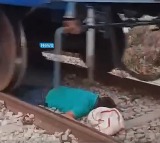 Goods Train Nearly Hits Worker at Timmapur Station Shocking Video