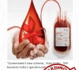 PIB Clarifies Blood on Call 104 Helpline Viral News is Fake