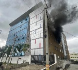 Fire Breaks Out at Nidhi Bhavan in Amaravati