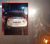 Constable Dies, Three Injured as Lorry Crashes into Patrol Vehicle in Shamshabad