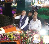 PM Modi talks tough on terror on his first roadshow in Gujarat post Op-Sindoor