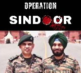Operation Sindoor Logo Created by Lt Col Harsh Gupta Havildar Surinder Singh