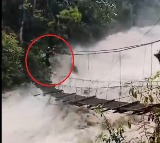 Kiren Rijiju Shares Video of Man Crossing Flooded River in Arunachal Pradesh