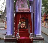 Hundreds of Kashmiri Pandits gather at Mata Kheer Bhawani temple for annual mela