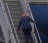 Donald Trump Stumbles on Air Force One Steps Video Viral