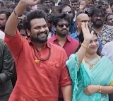 Manchu Manoj and Mounika at Moola Peddamma Jatara