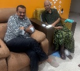 Kota Srinivasa Rao Health Update Veteran Actor Seen With Bandla Ganesh