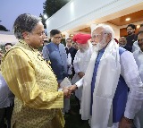 Narendra Modi Meets All Party Delegation Tharoor Receives Handshake