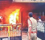 Eluru Police Clarify Sakshi Office Fire Incident Truth