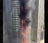 Marina Pinnacle Dubai 67 Story Building Fire Thousands Evacuated