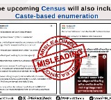 Govt debunks reports claiming caste enumeration not included in Census 2027