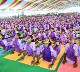 Nara Lokesh Praises Students Surya Namaskar World Record