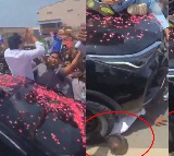 Jagan Mohan Reddy Car Runs Over Singaiah in Viral Video