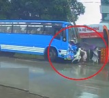 Kerala Bus Accident Three Women Injured at Bus Stop