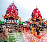 Religious fervour grips Puri as grand chariot festival of Holy siblings begins