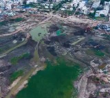Sunnam Cheruvu Water Dangerously Polluted in Madhapur
