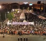 Dozens clash with police in anti-government protests in Serbia