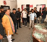 BRS leaders booked for attack on Telugu news channel office