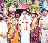 Kanakadurga Temple Receives Golden Bonam from Hyderabad