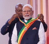 Prime Minister Modi conferred Ghana's highest national honour