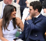 Priyanka Chopra attends the Wimbledon Championship in London with husband Nick Jonas