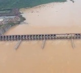 Godavari River Rages at Polavaram Temple Route Submerged