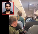 Indian Origin Man Chokes Passenger Mid Flight Arrested In US