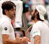Wimbledon: Taylor Fritz reaches QF as Thompson retires injured