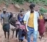 Pregnant Odisha Woman Carried 10 km On Shoulders Due To Bad Roads