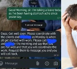 Work From Home Asked When Employee Applied Leave Due to Stomach Ache