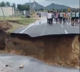 Rajasthan Road Collapses Before Inauguration Due to Heavy Rains