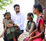 Nara Lokesh Interacts with Students and Parents in Puttaparthi