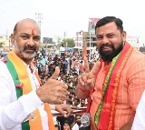 Raja Singh Birthday Wishes to Bandi Sanjay