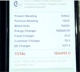 Retired Headmaster Receives Rs 15 Lakh Electricity Bill in AP