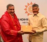 Chandrababu Naidu Meets Indian High Commissioner in Singapore