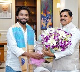 RCB captain Rajat Patidar meets CM Mohan Yadav, honoured for cricket achievement