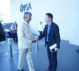 Chandrababu Naidu Visits Tuas Port in Singapore