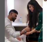 Mohammed Siraj Rakhi Celebration with Asha Bhosles Granddaughter