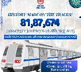 Delhi Metro records highest-ever daily ridership on Aug 8